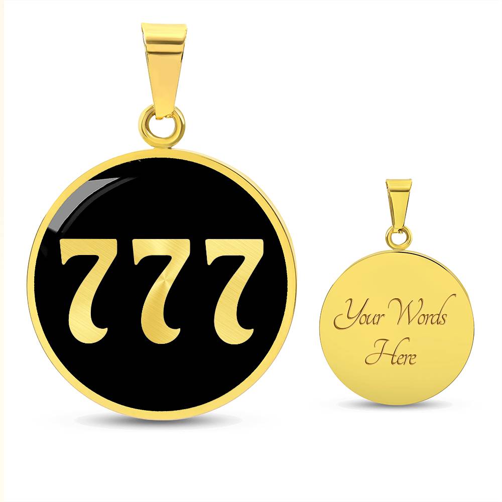 777 Angel number Necklace