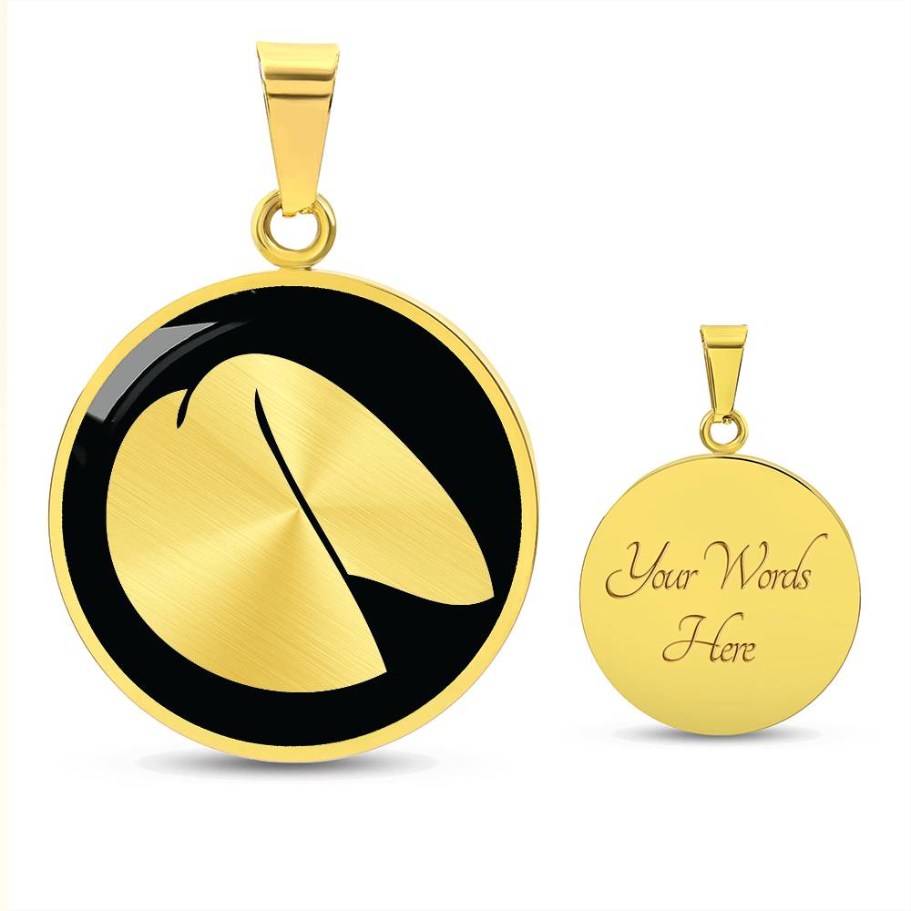Fortune Cookie Necklace
