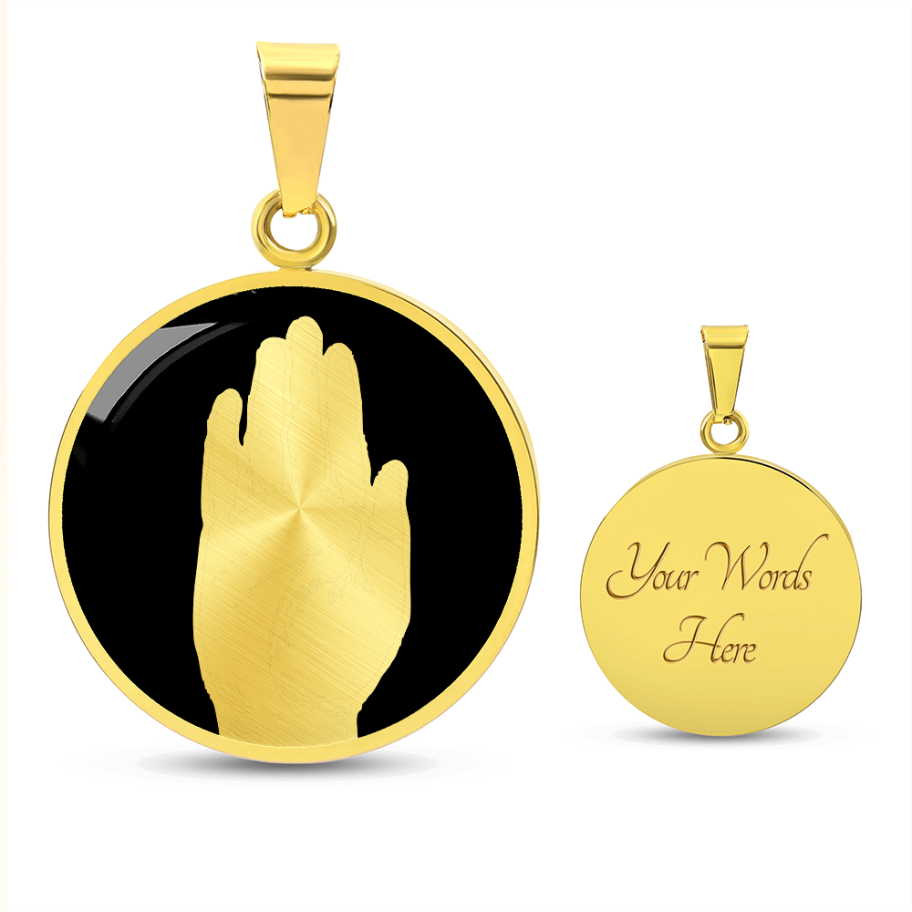 Abhaya hand Necklace