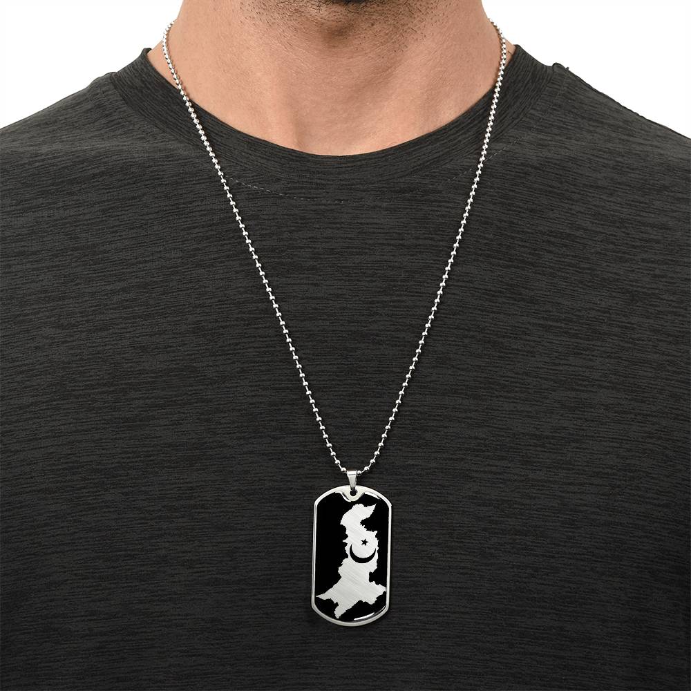 Pakistan Map Necklace