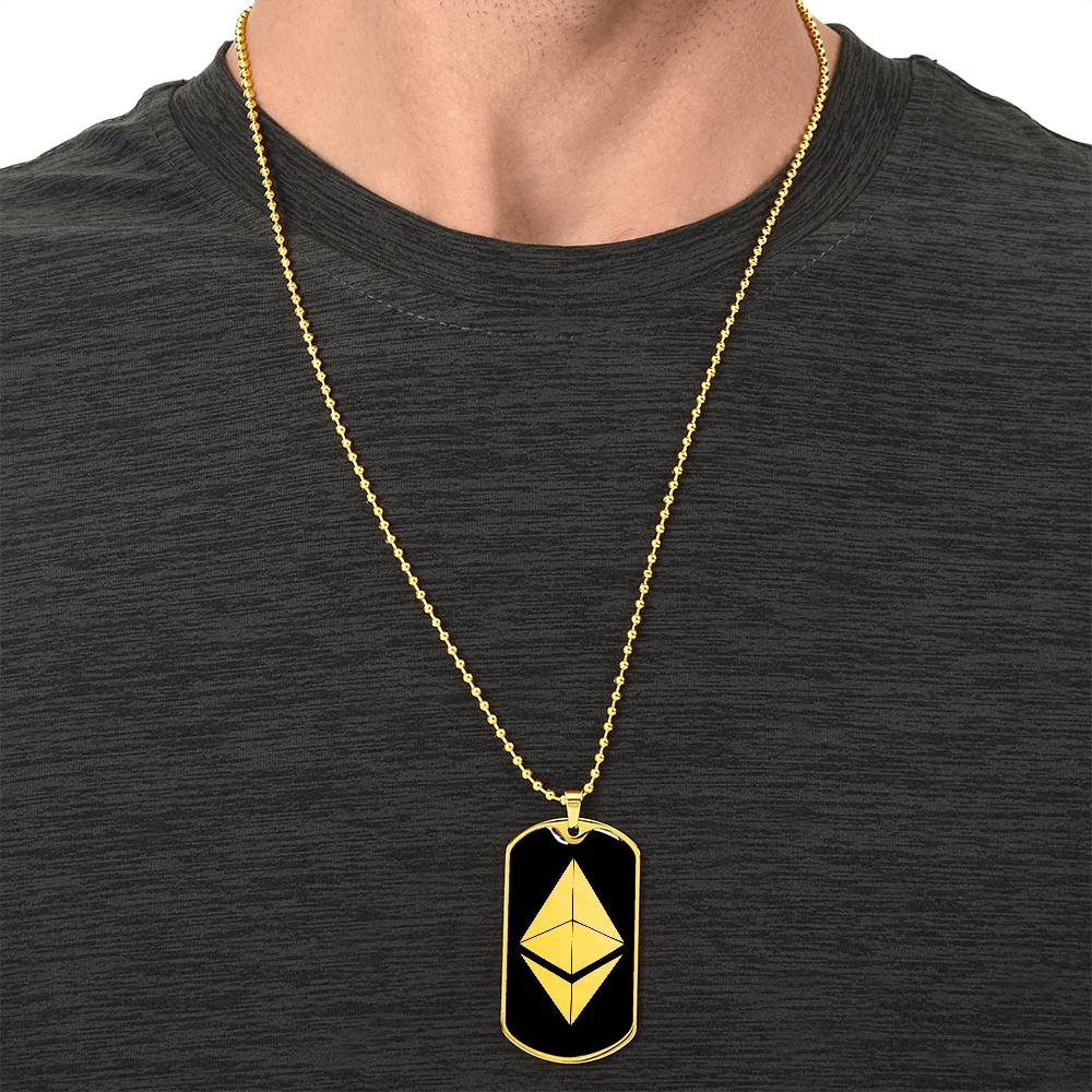 Ethereum Dog Tag Necklace