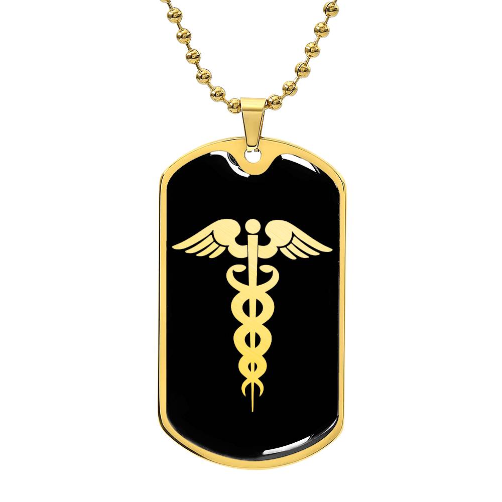 Pharmacist Dog Tag Necklace