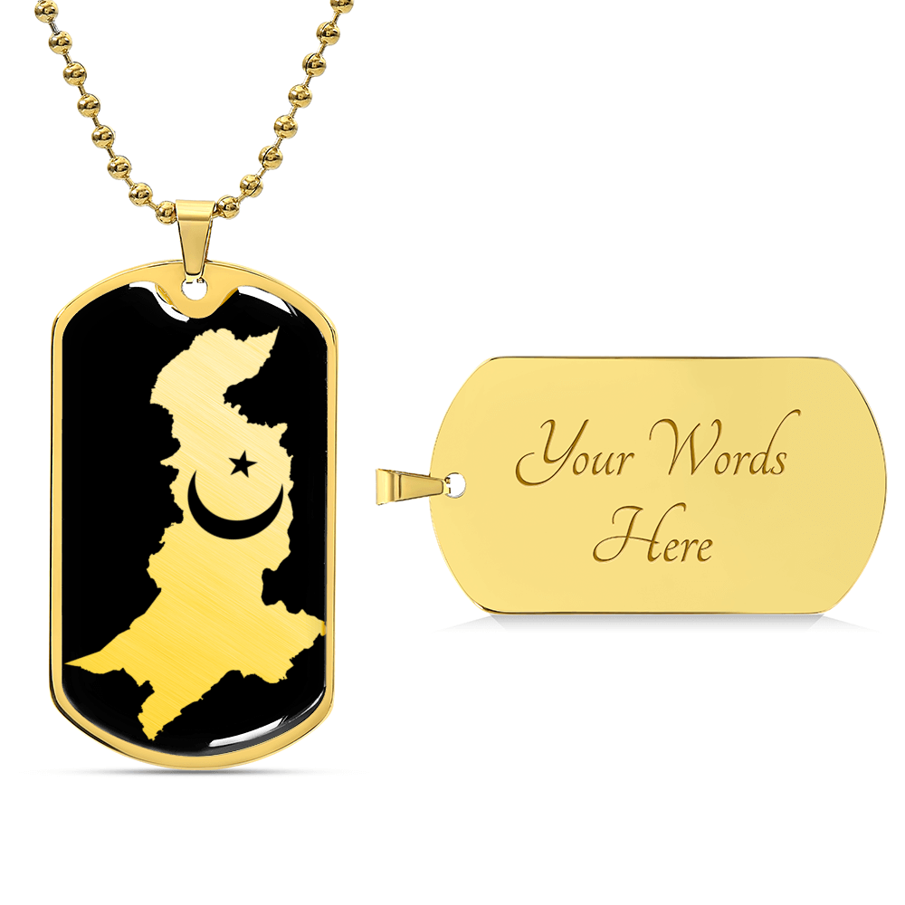 Pakistan Map Necklace
