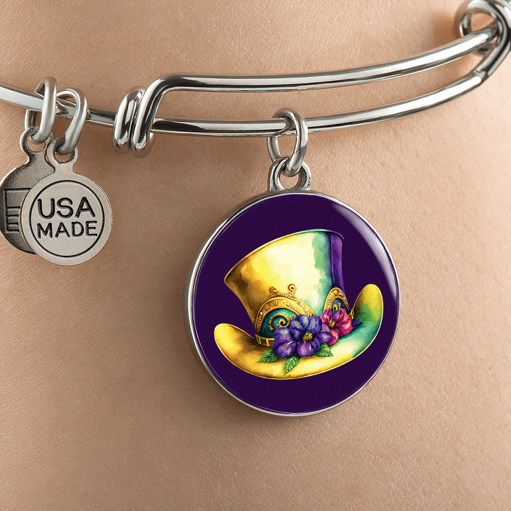 Mardi Gras Hat Bracelet