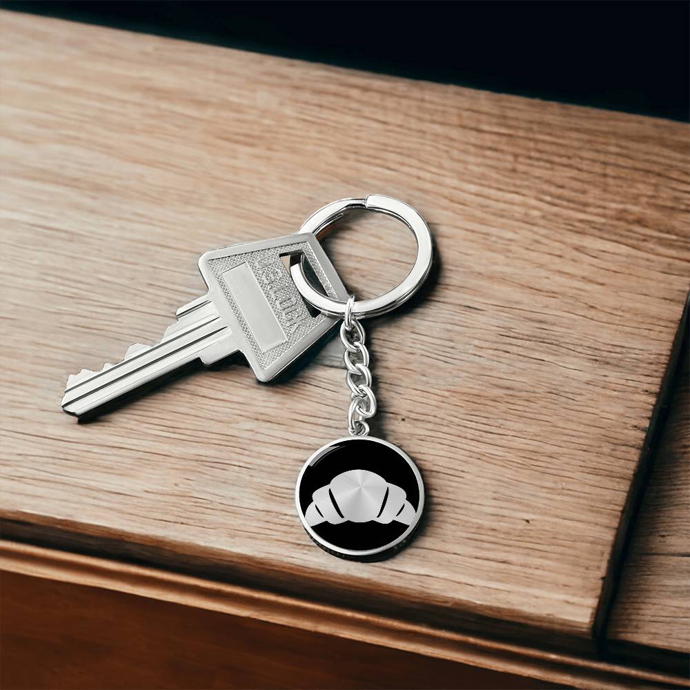 Croissant Keychain
