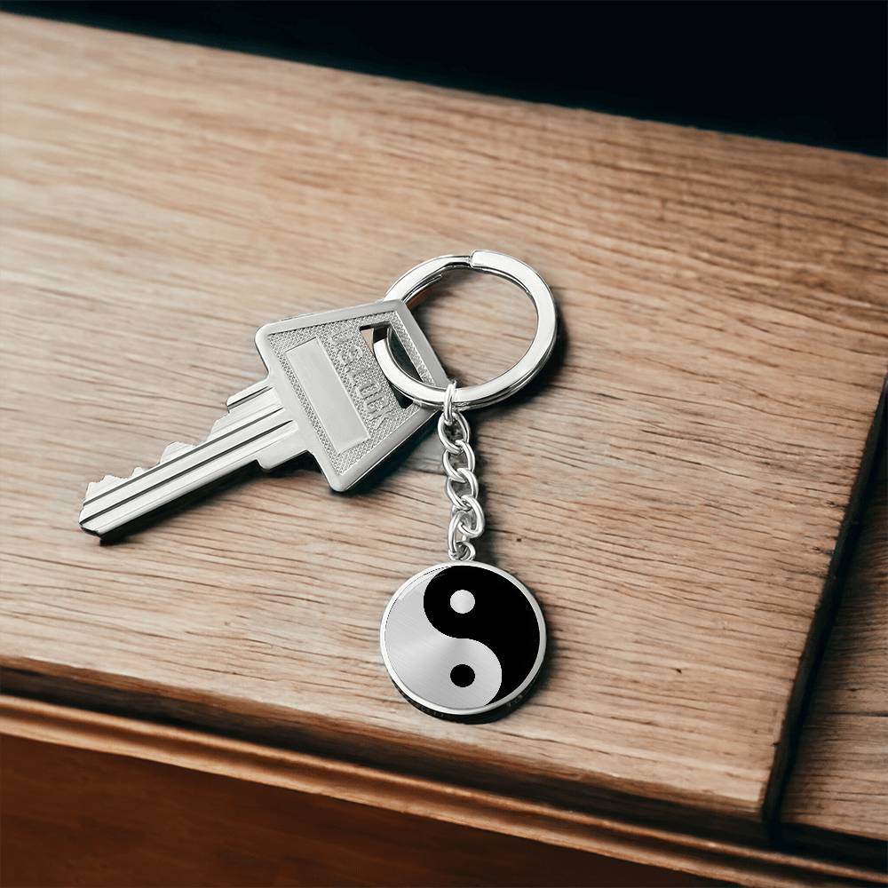 Alchemy Yin-yang symbol Keychain