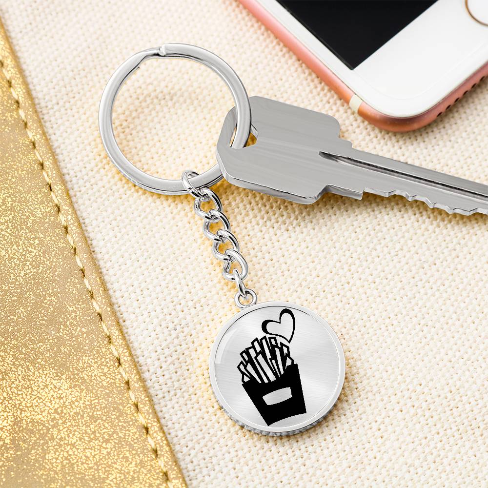 French Fries Keychain