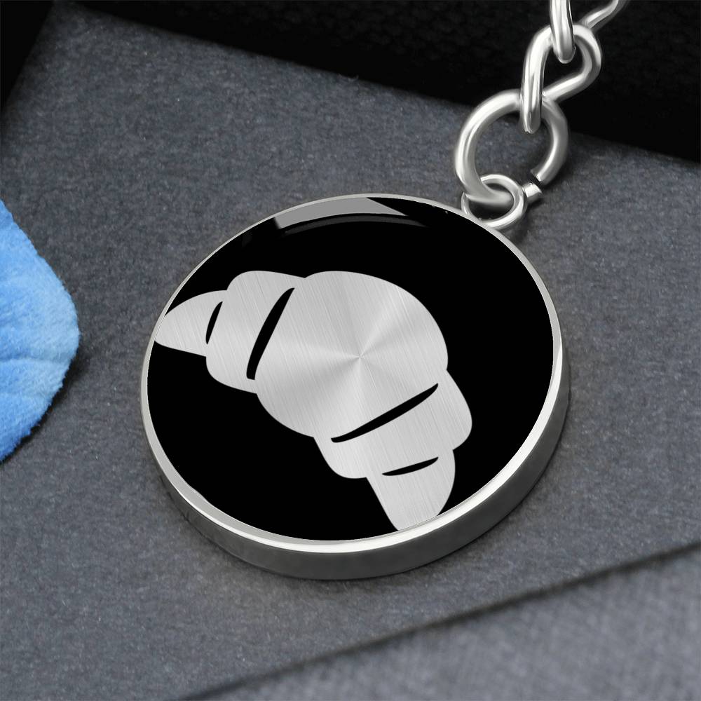 Croissant Keychain
