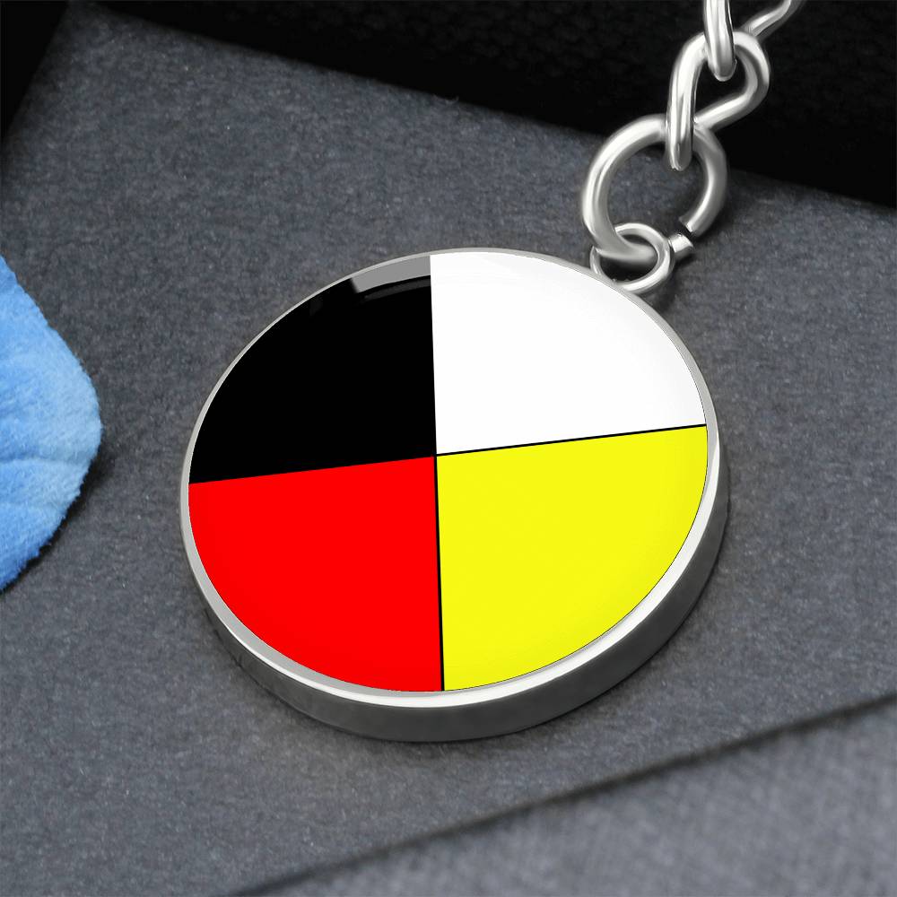 Medicine wheel Keychain