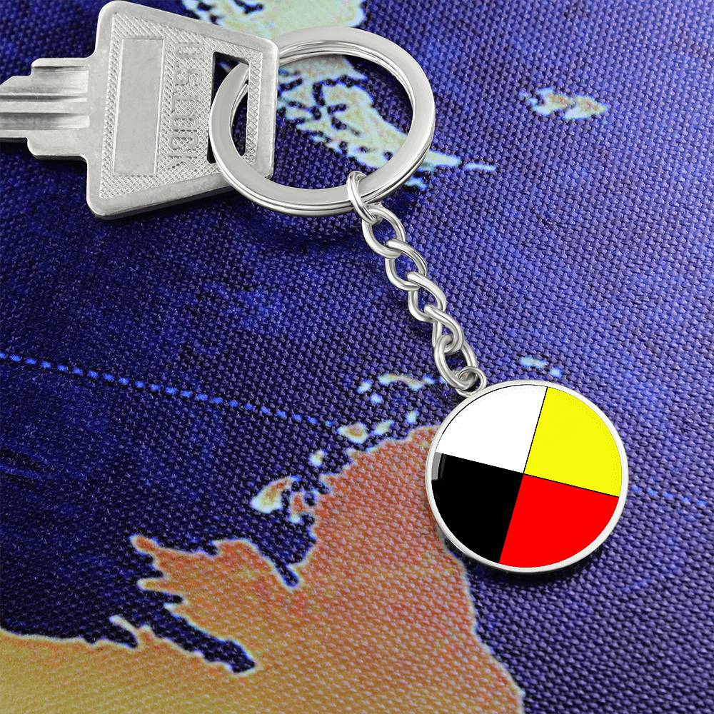 Medicine wheel Keychain