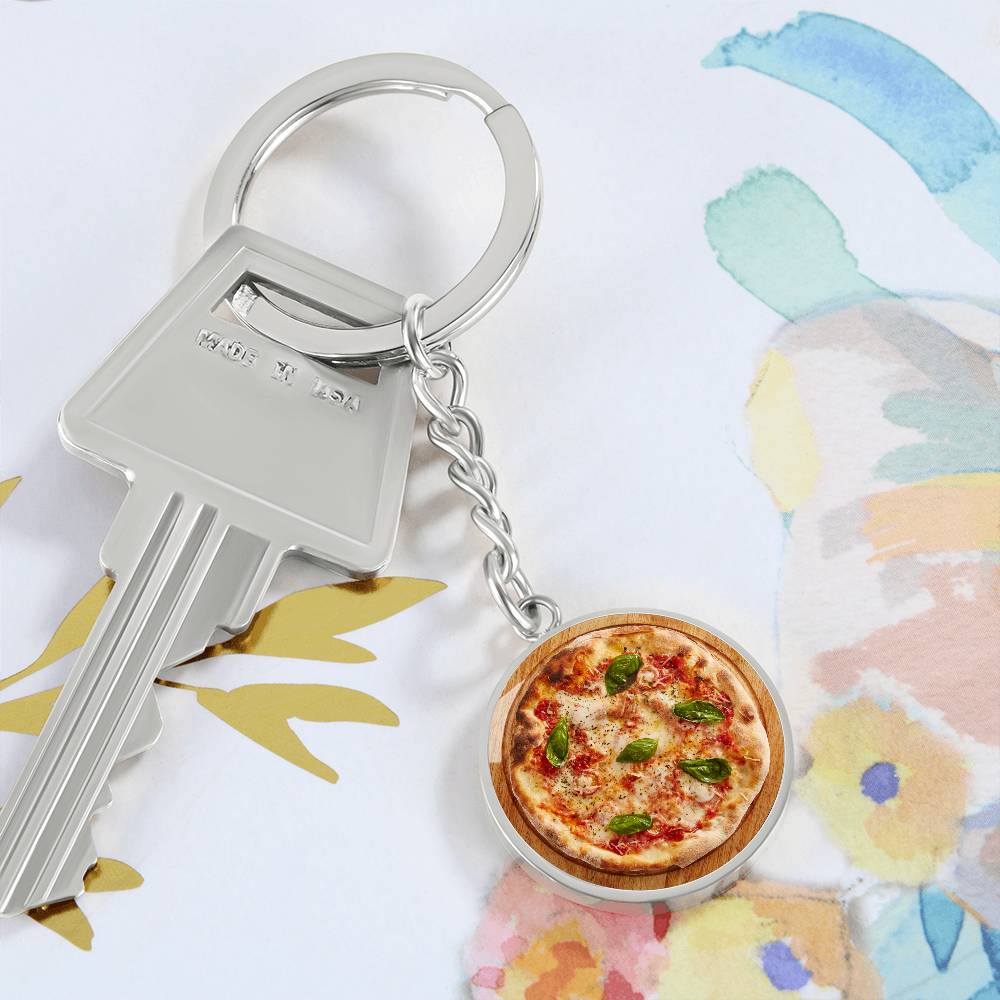 Pizza Keychain