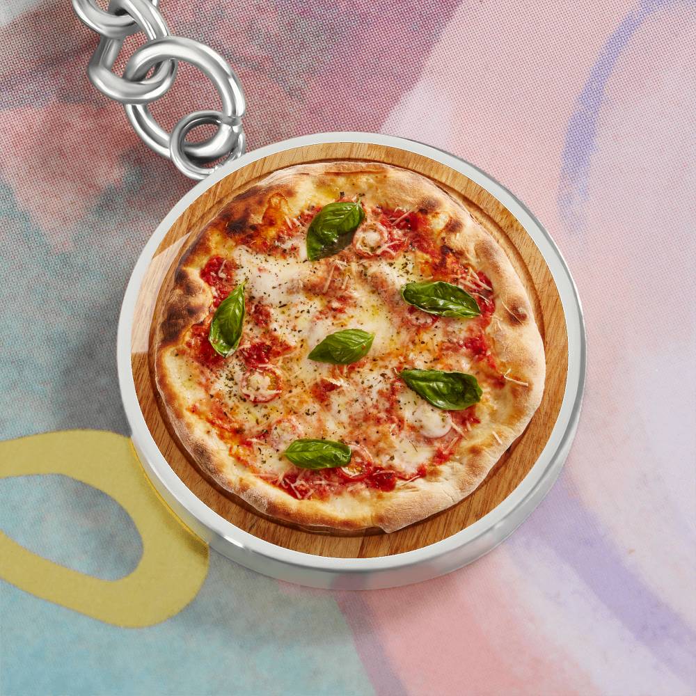 Pizza Keychain