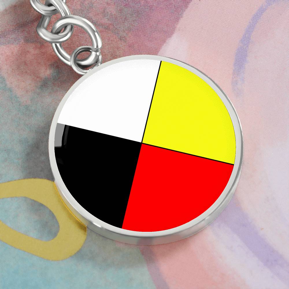 Medicine wheel Keychain