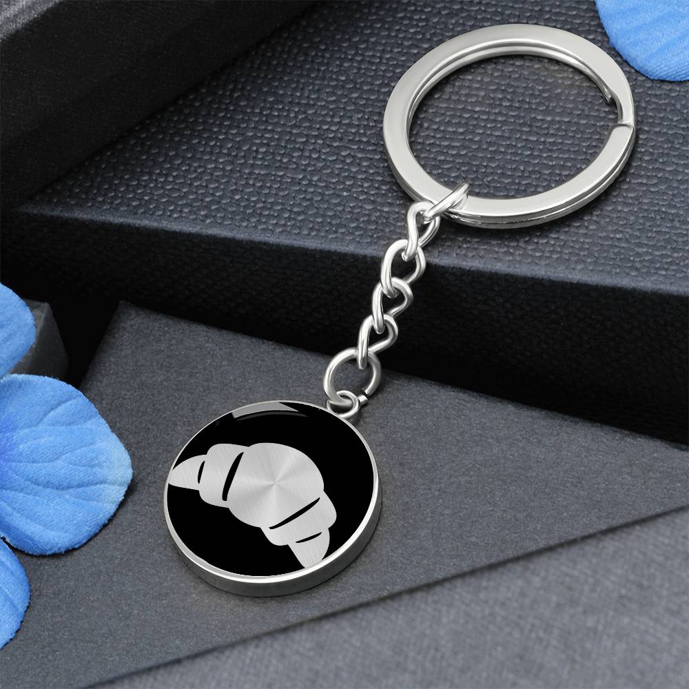 Croissant Keychain