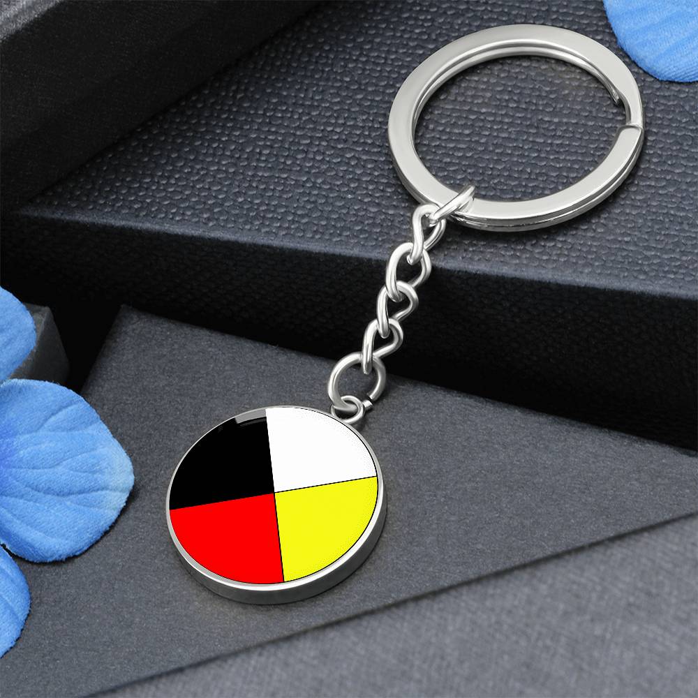 Medicine wheel Keychain