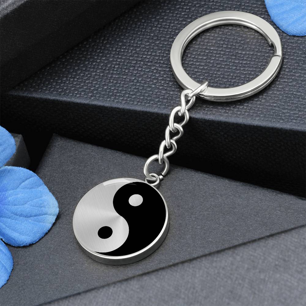 Alchemy Yin-yang symbol Keychain