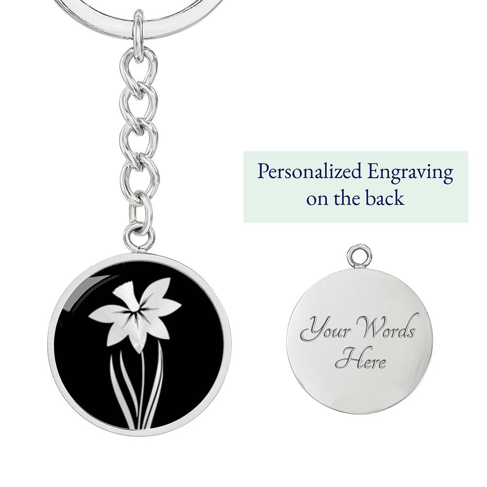 Daffodil Keychain
