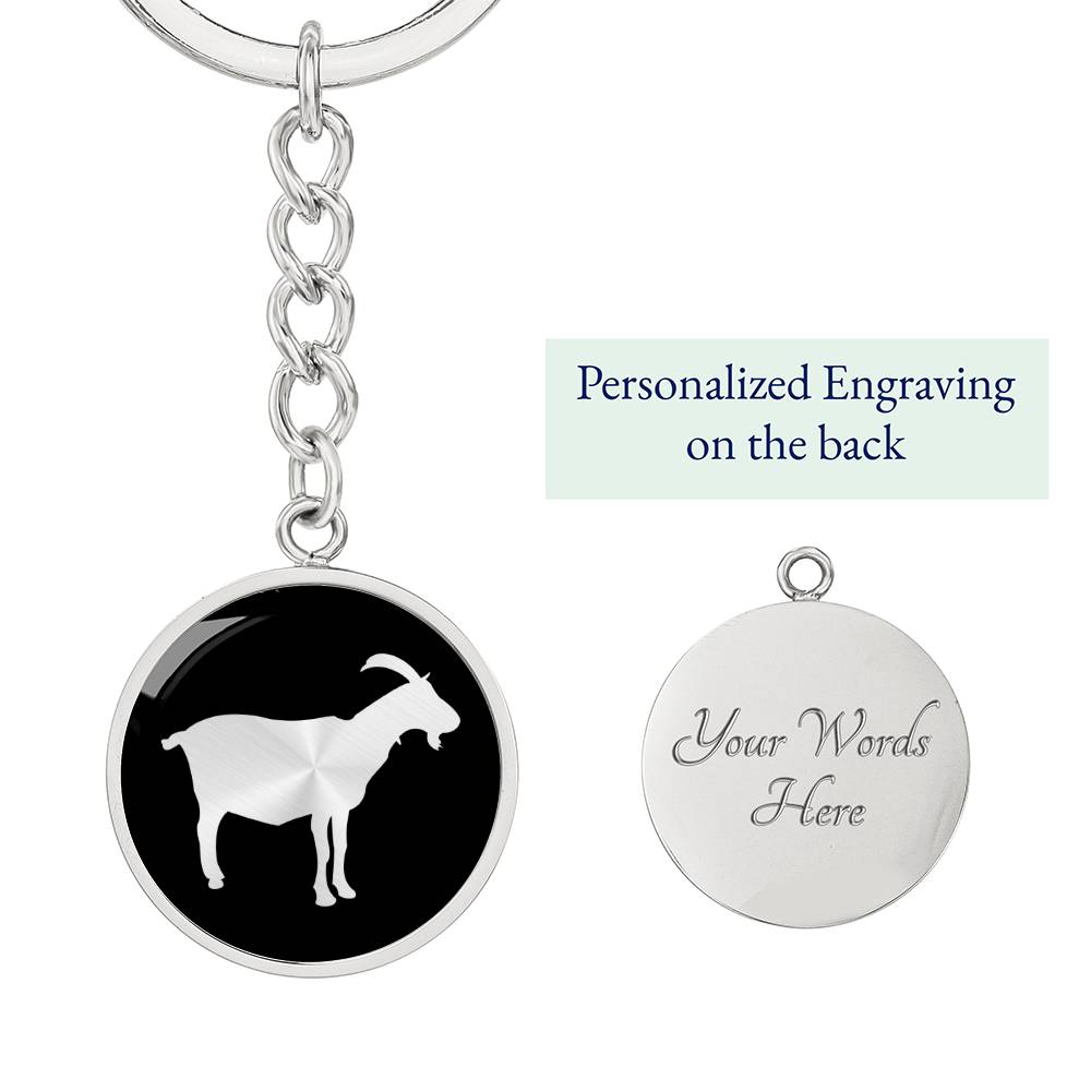Goat Keychain