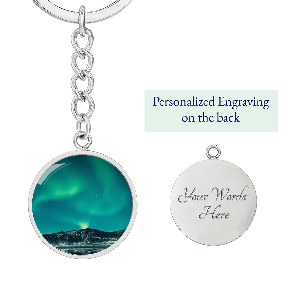 Aurora Borealis Keychain