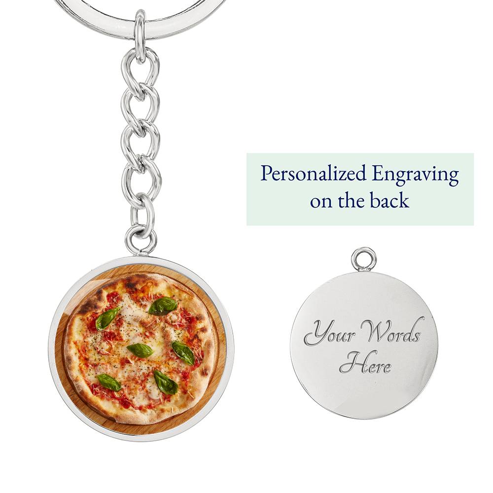 Pizza Keychain
