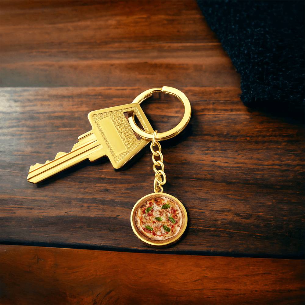 Pizza Keychain