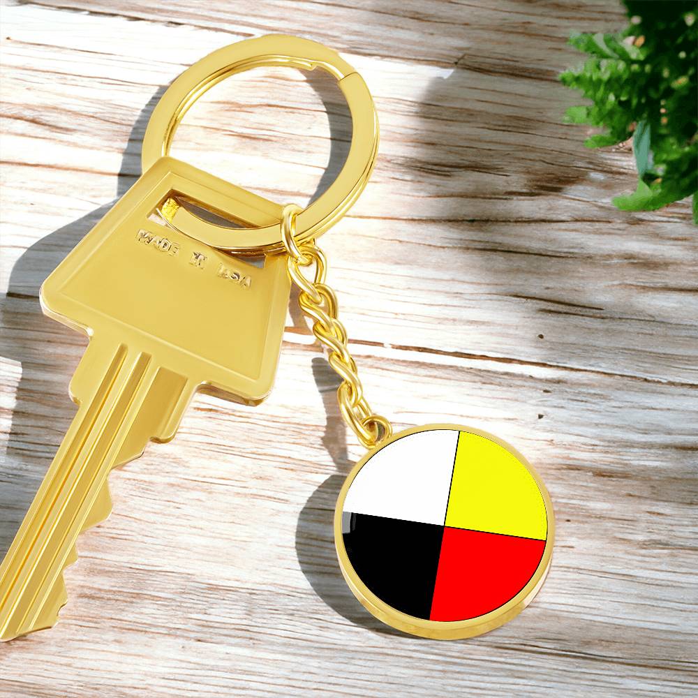 Medicine wheel Keychain