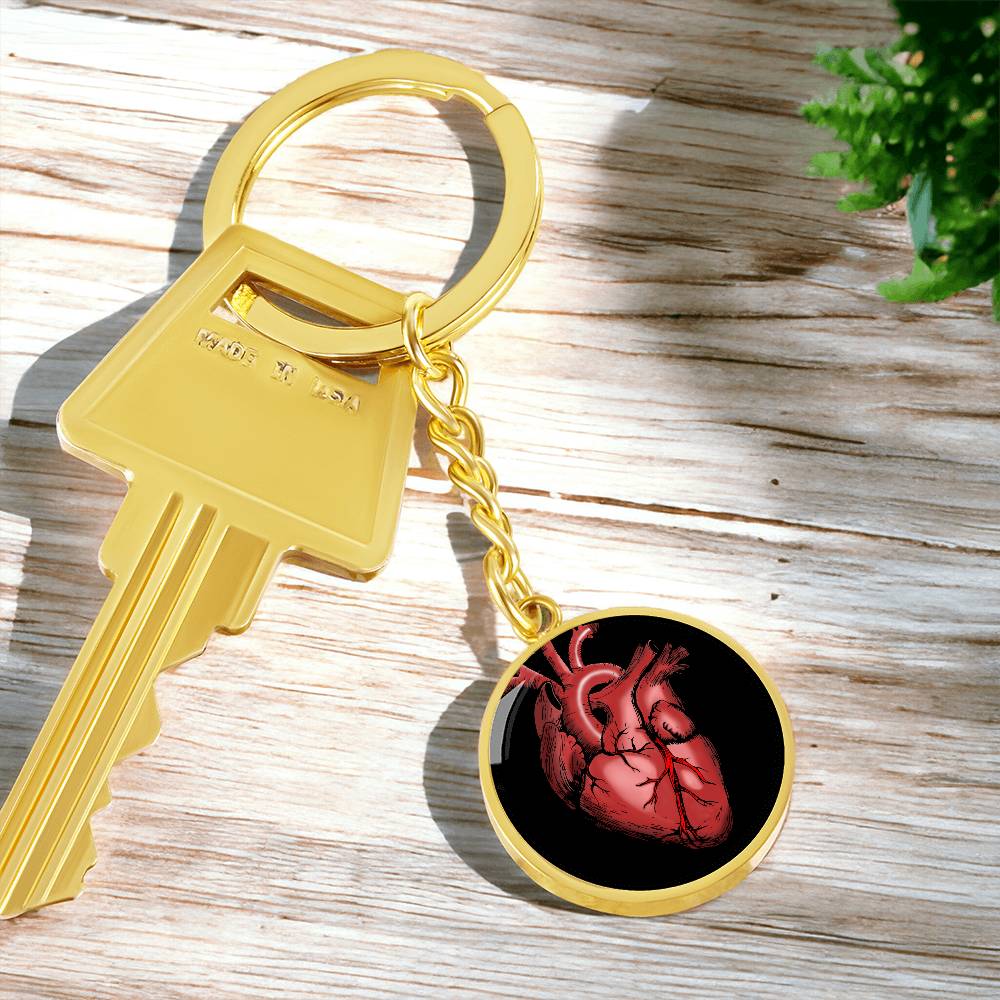 Anatomical heart Keychain
