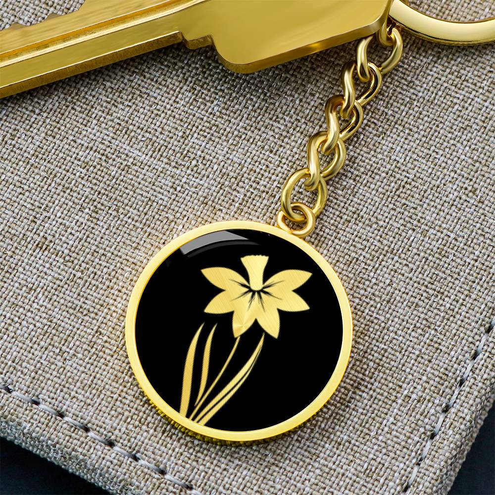 Daffodil Keychain