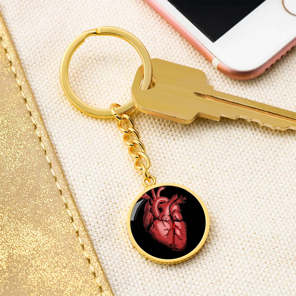 Anatomical heart Keychain
