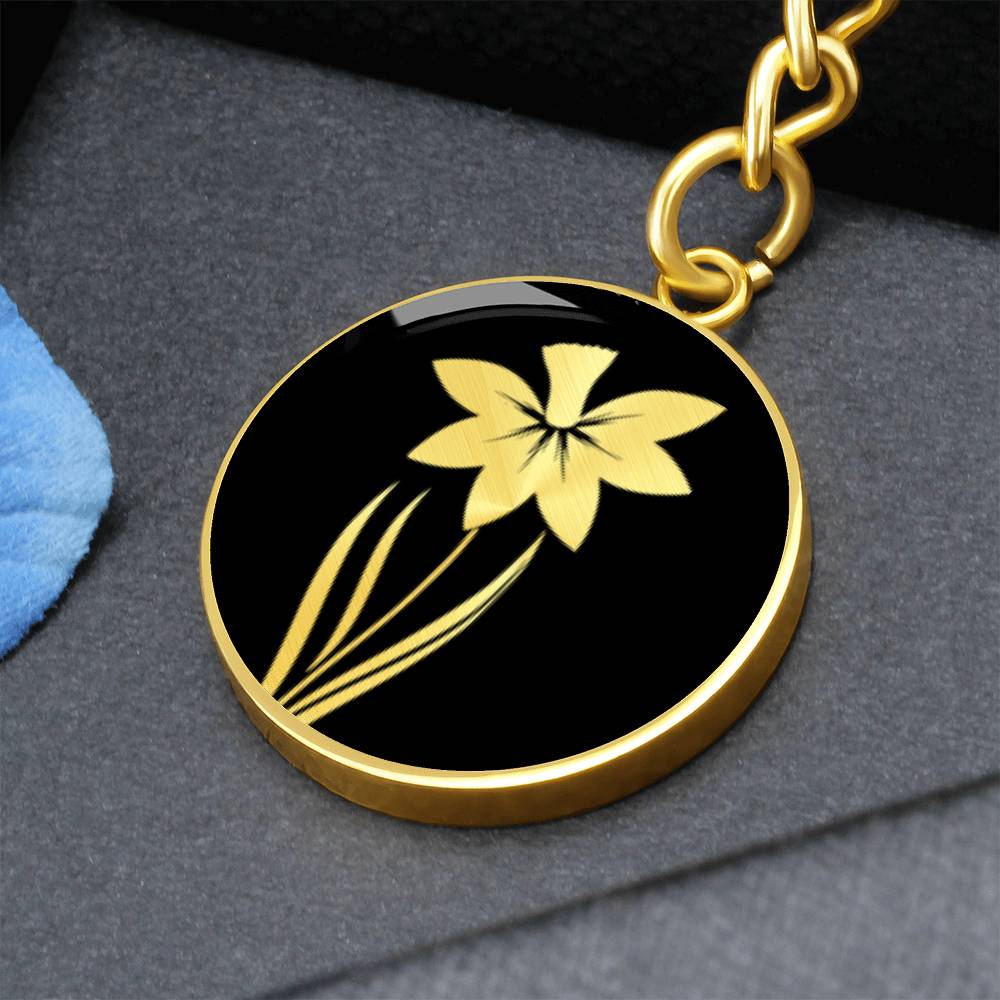 Daffodil Keychain