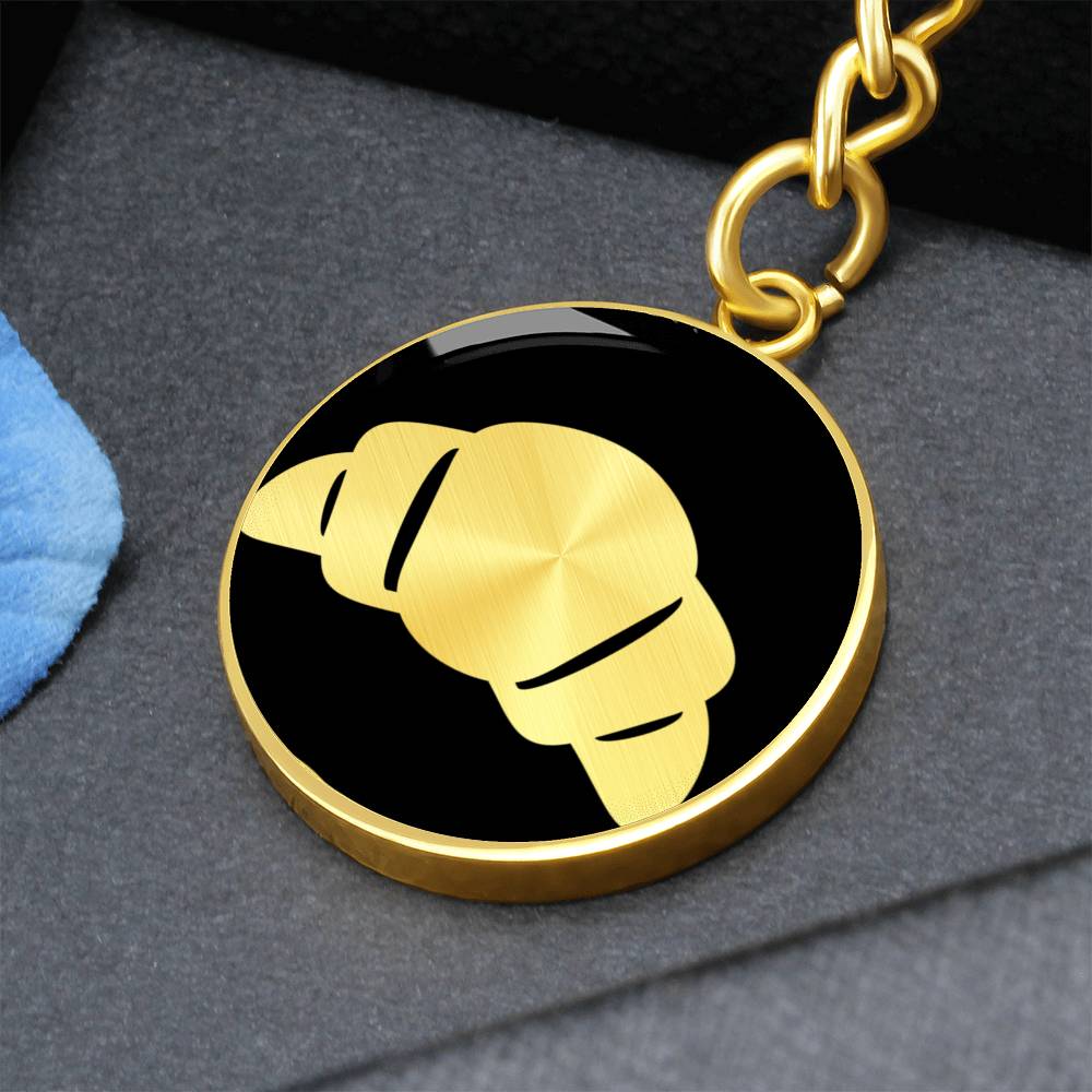 Croissant Keychain