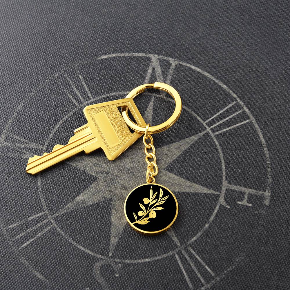 Olive branch Keychain
