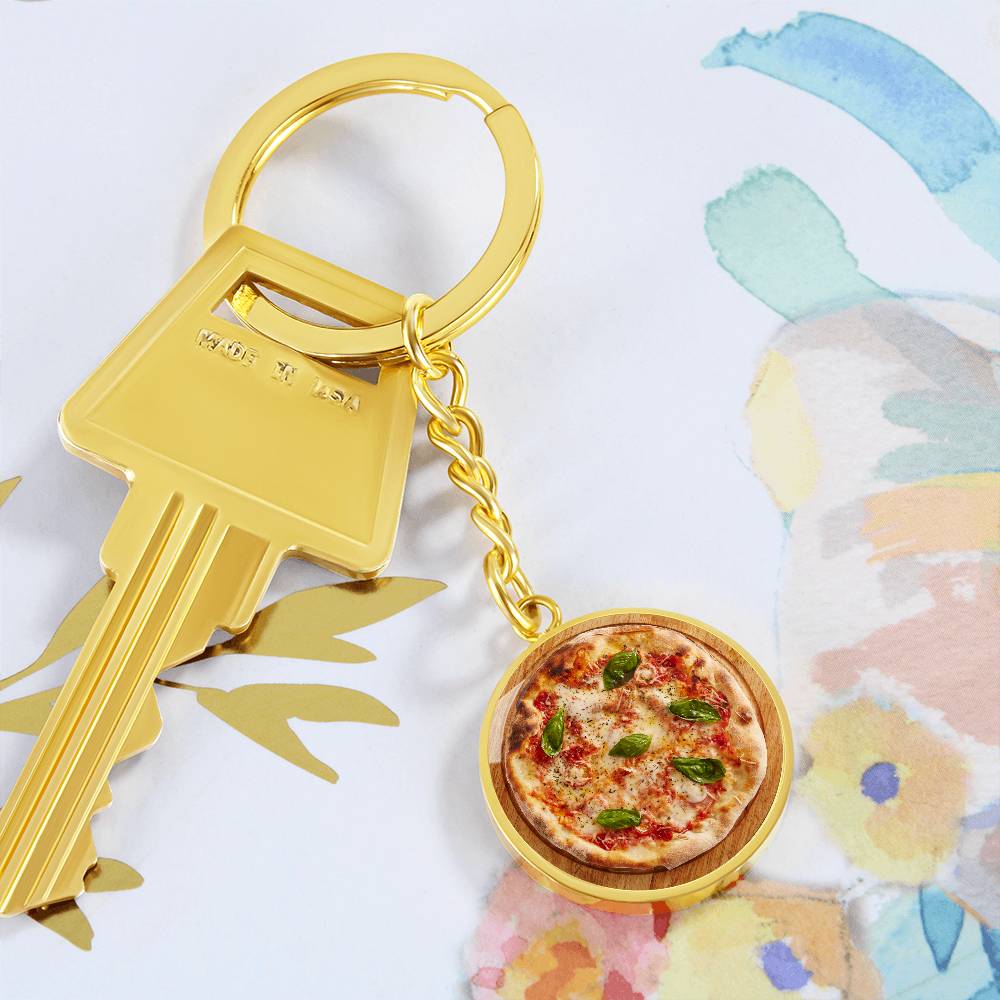 Pizza Keychain