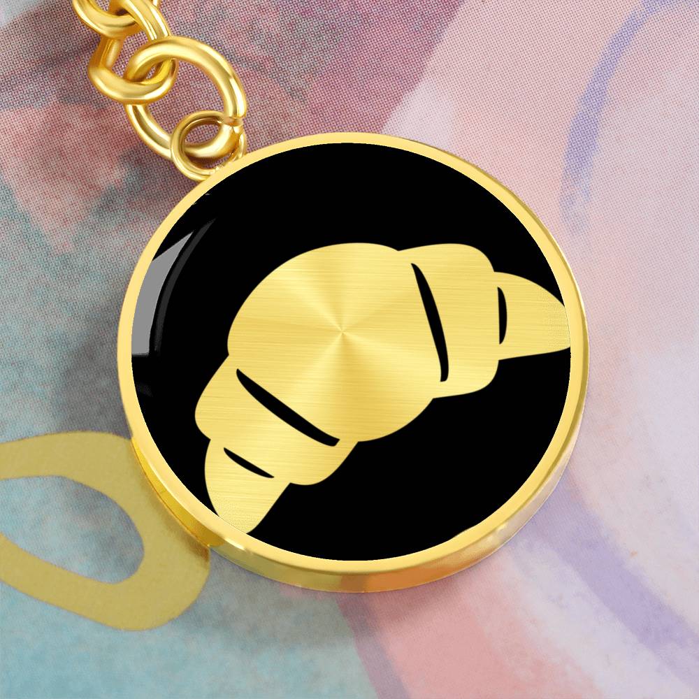 Croissant Keychain