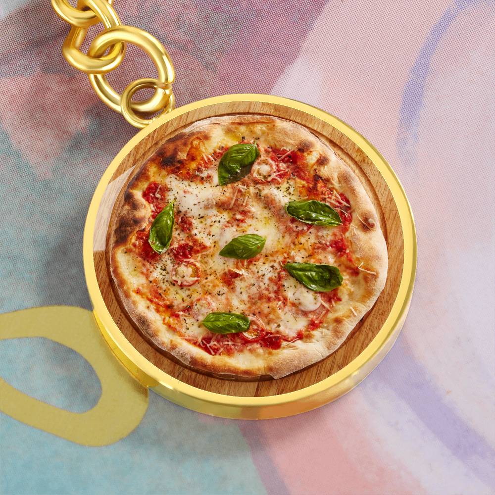 Pizza Keychain