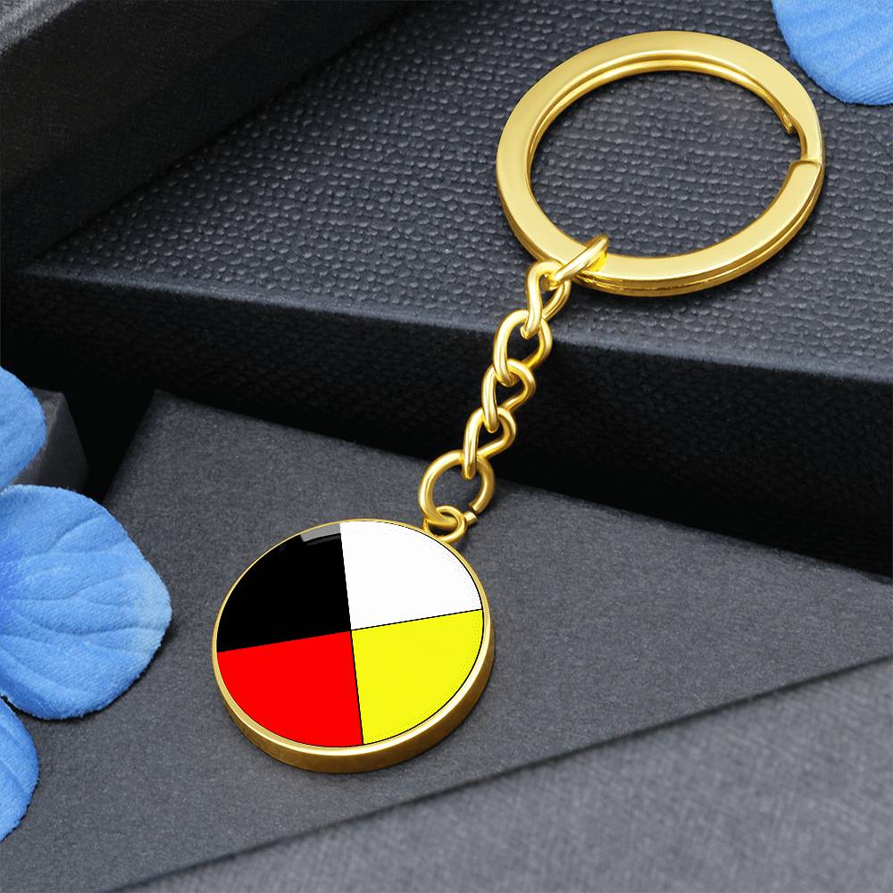 Medicine wheel Keychain