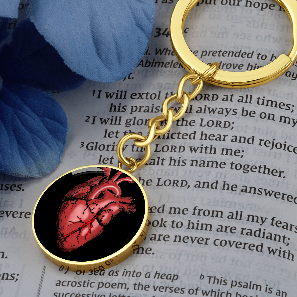 Anatomical heart Keychain