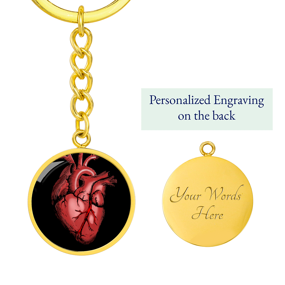 Anatomical heart Keychain