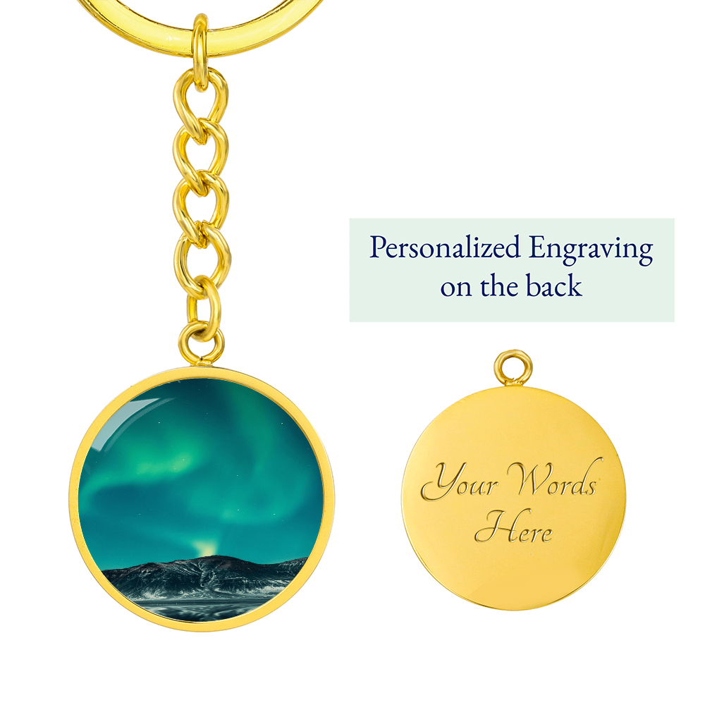 Aurora Borealis Keychain