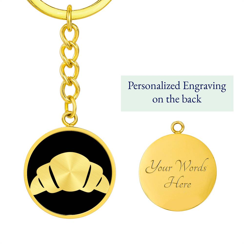 Croissant Keychain