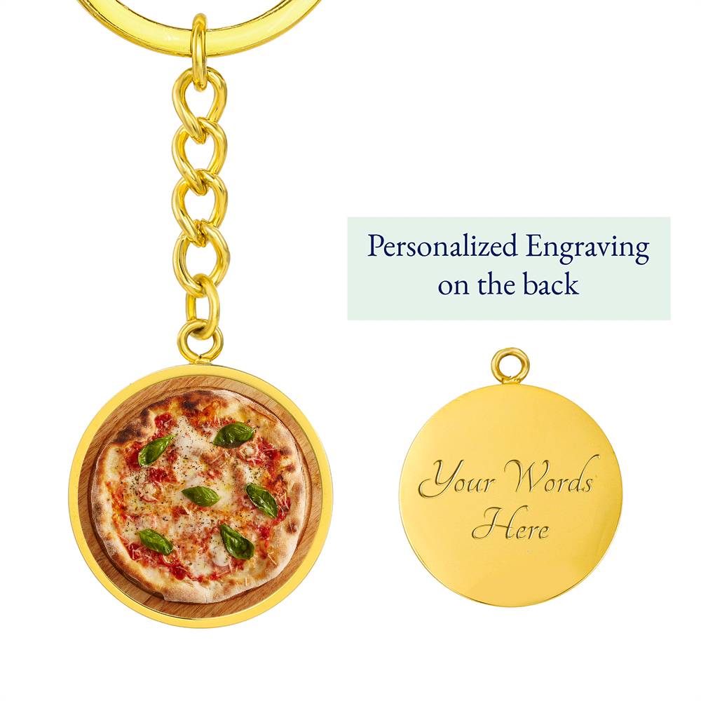 Pizza Keychain