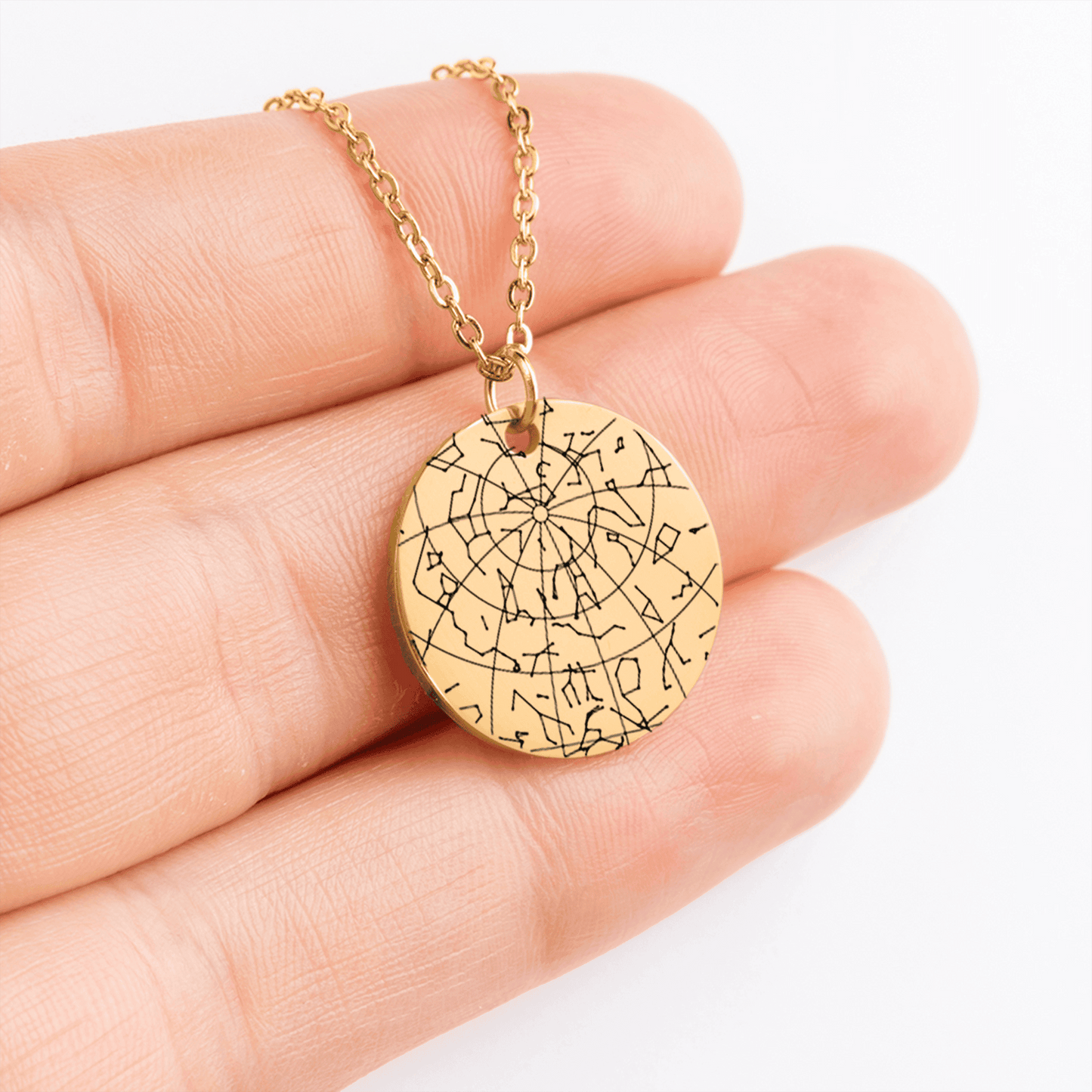 Personalized Star Map Necklace