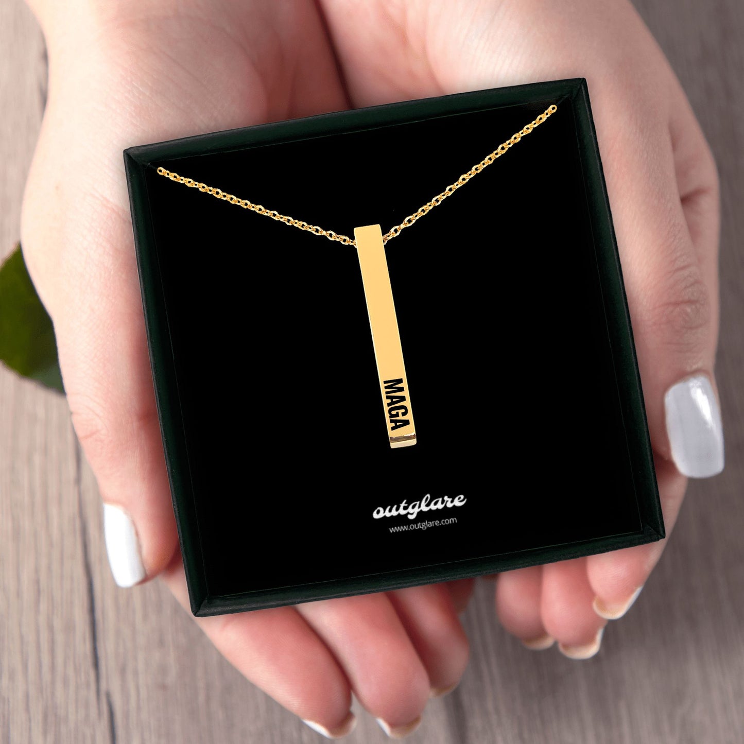 MAGA Bar Necklace