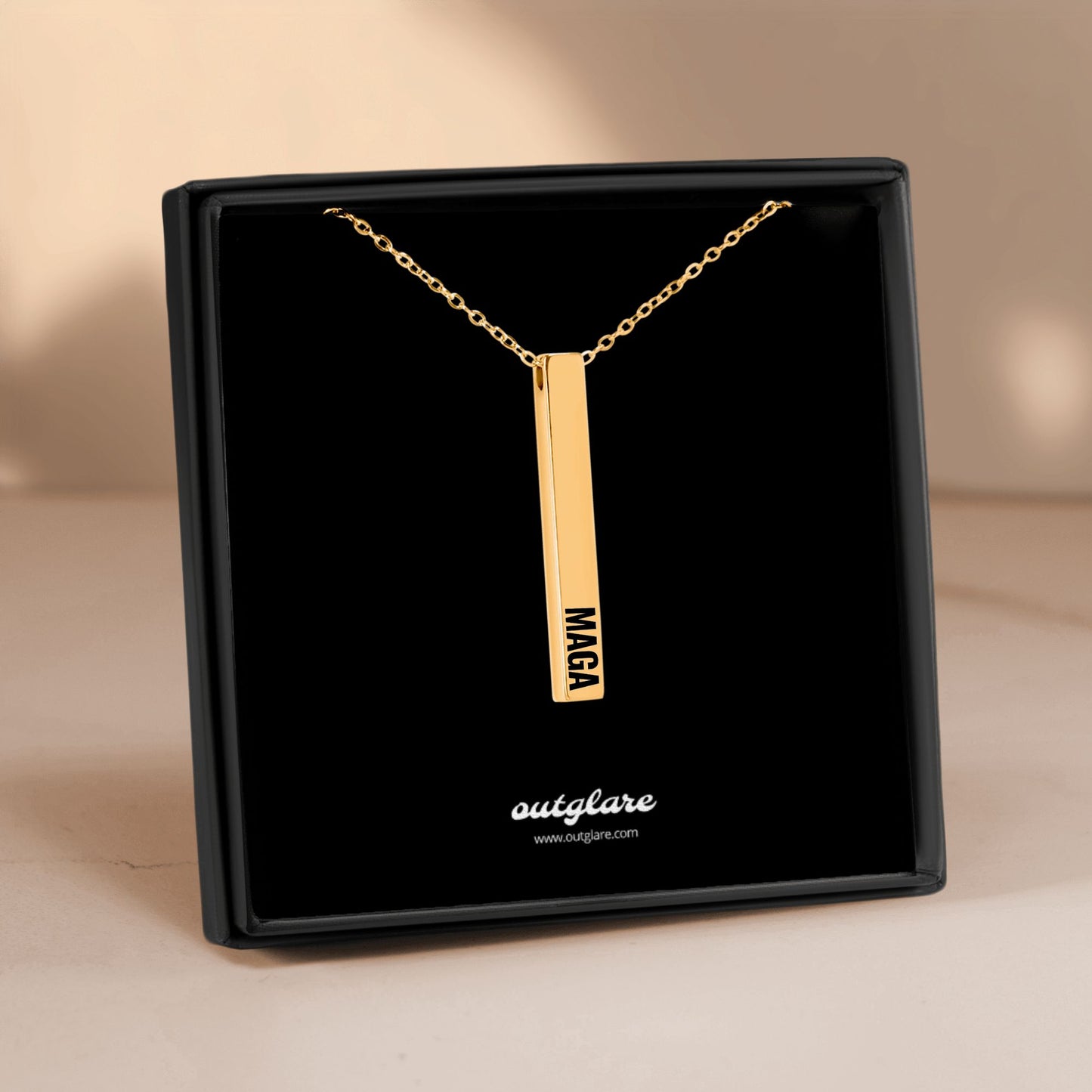 MAGA Bar Necklace