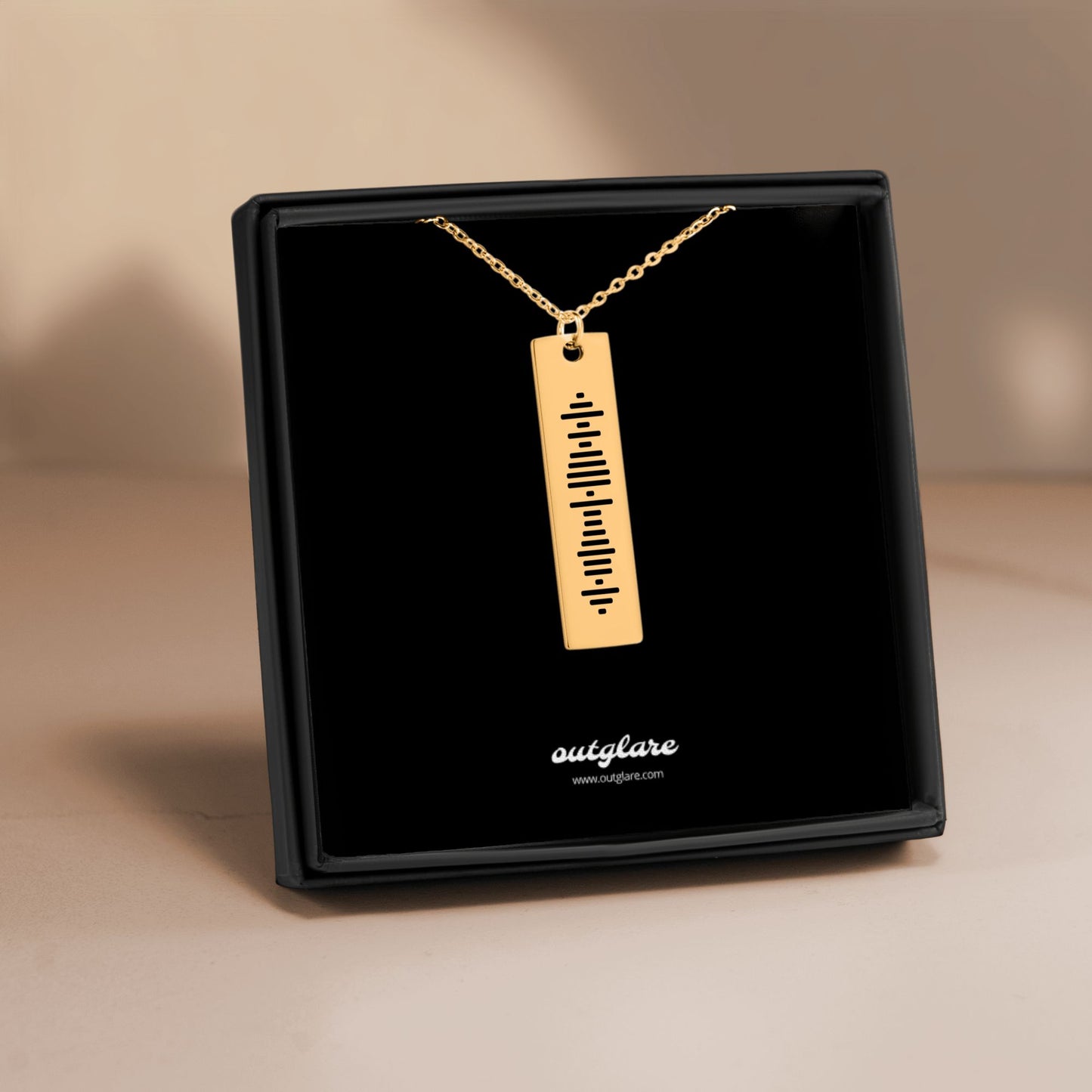 Spotify code necklace