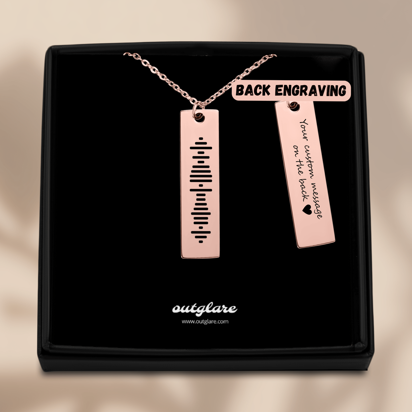 Spotify Code Necklace
