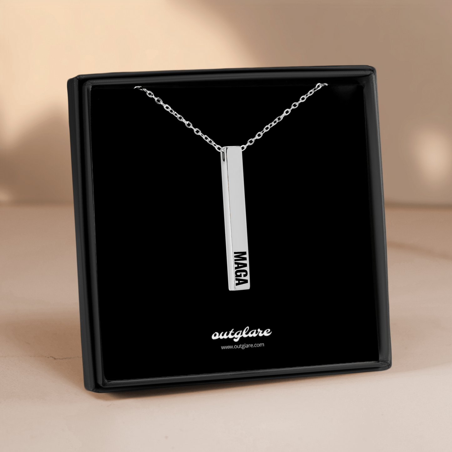 MAGA Bar Necklace