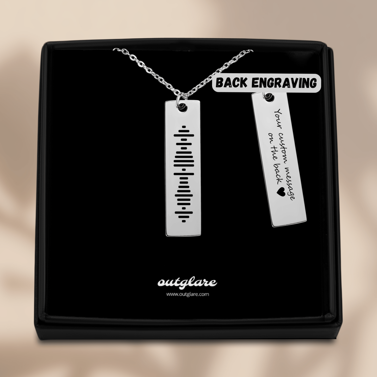Spotify Code Necklace