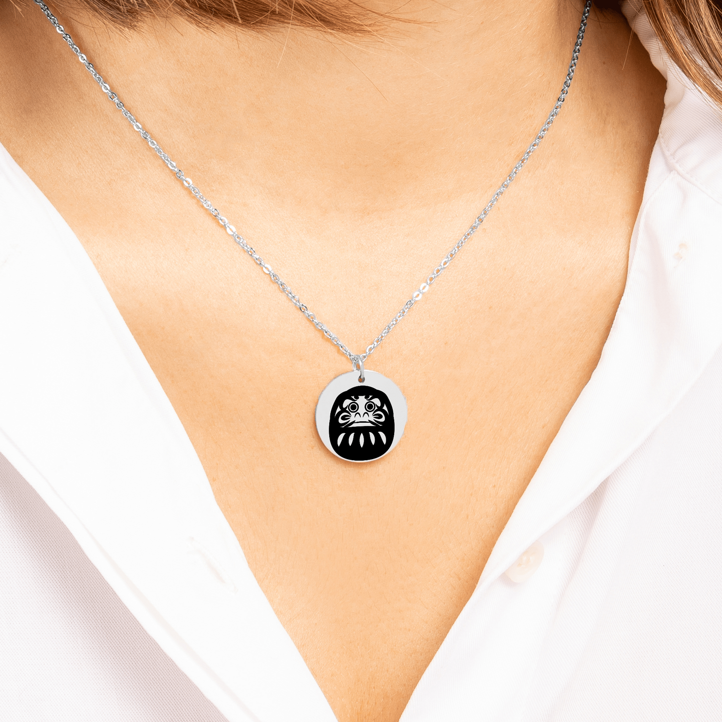 Daruma Doll Necklace