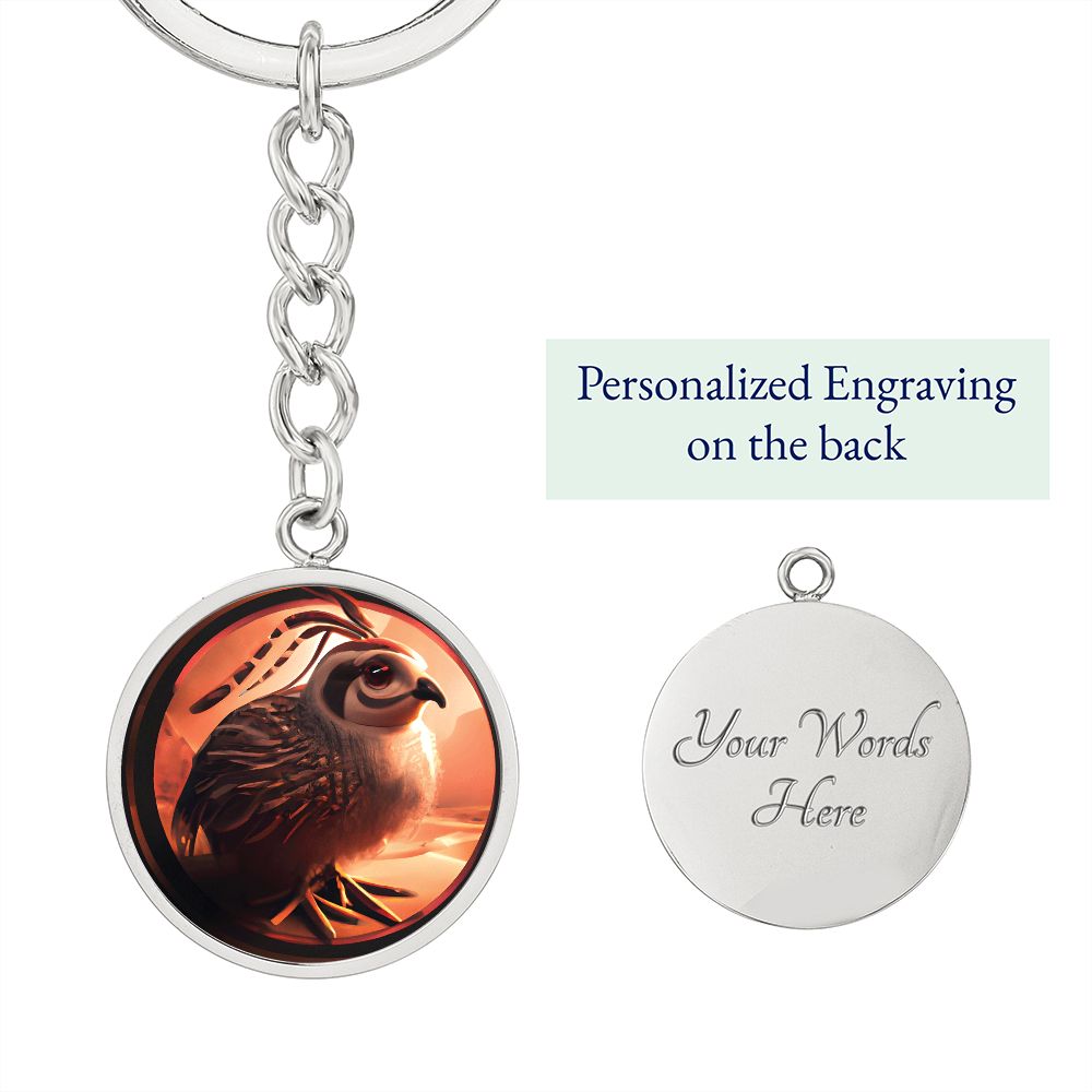 Quail Keychain - Outglare